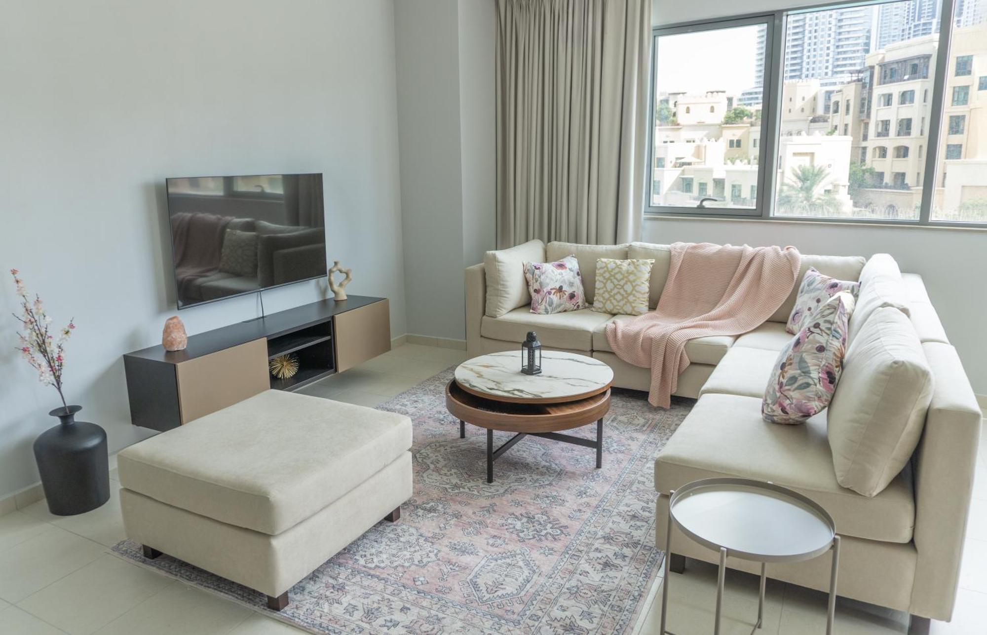 Ferienwohnung Downtown Oasis, Burj Khalifa Views, Luxury Amenities Dubai Exterior foto